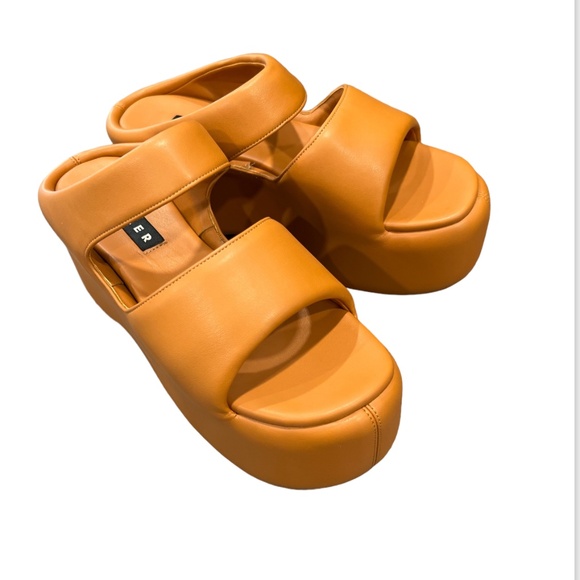 Simon Miller Orange Platform Sandals - Picture 8 of 8